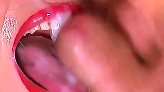 Slutty Blonde and Brunette Get Covered in Cum During Intense Ggg Bukkake