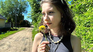 Amateur Ukrainian Teen Picked Up and Fucked Same Day - Blowjob & Cumshot POV