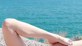 New Video in My Store Outdoor Sex Ends with a Cumshot on My Feet