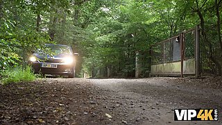 Vip4k. sneaky daddy fucked a female right in his vegetable garden