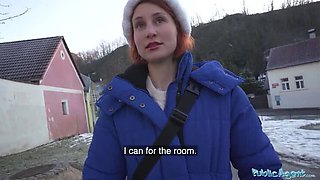 Nervous College Babe Strips for Stranger in POV Fuck