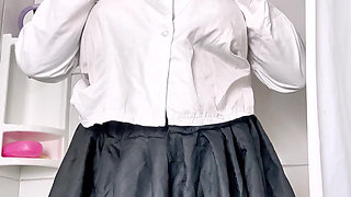 Shower Farts After Cosplay Con Big Ass and Pierced Boobs