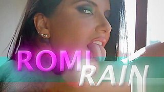 Romi Rain on Naked News Topless in Public!