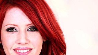 Redhead Elle Alexandra passion posing