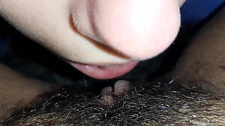 I Eat Her Very Hairy Pussy and Quickly Bring Her to Orgasm