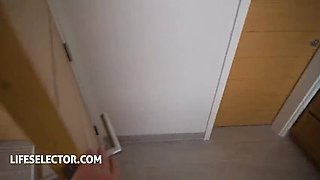 Shy Roommate Maya Lis Seduced POV - Big Ass Blowjob & Doggystyle Fucking