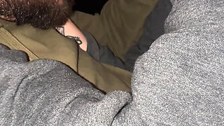 She Couldn't Wait until we got Home so we Pulled into a Church Parking LoT