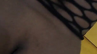 Stimulating My Clit with Wand Swc Doggy Cumming Hard