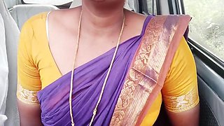 Beautiful Telugu Maid Car Sex, Telugu Dirty Talks..crezy Momos