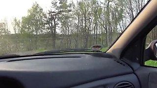 German amateur Viktoria Goo gets picked up by stranger for extreme outdoor pissing and rough BDSM