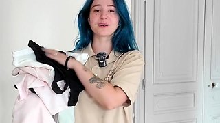 Trying on my new sportswear - French Sexy Try On