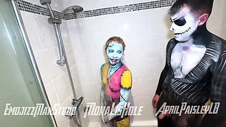 Jack and Sally Get Soapy in the Shower – Amateur Couple Fun