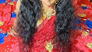Newly Married Desi Bhabhi Blowjob & Doggy Style in Bedroom - Hindi Dirty Talk with Lalita Singh