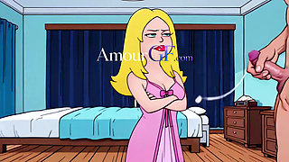 AI cartoon mouths flooded cumshot after cumshot, faces covered and dripping