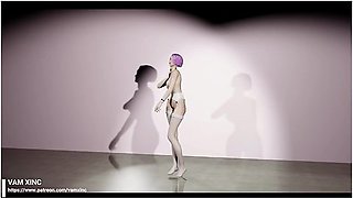 [fhd/60fps] Olina Mmd Nude Dance