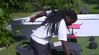 Eva Barbie Gets Rough BBC Anal Outdoors