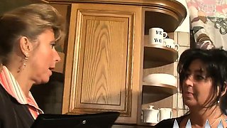Two mature wives sharing your cock is always better than