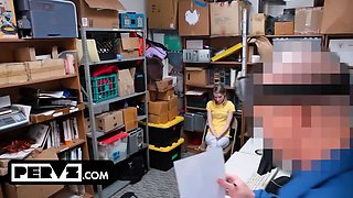 Tough punishment for thieving girls caught stealing - shoplyfter by pervz
