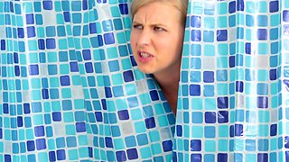 Alice's tight pussy gets pounded in the bathroom