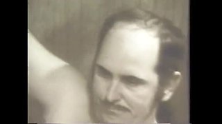 Rick Lutze's Vintage Black & White Interracial Scene With A Blonde Tiny-Tits Babe