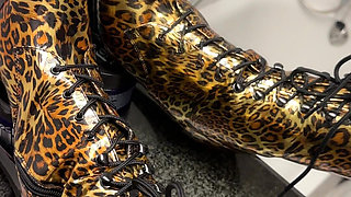 Latex Leopard on a Leash
