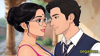 Desi Bhabi Mature College Lecturer Romantic Monsoon Rain Passion - New Video