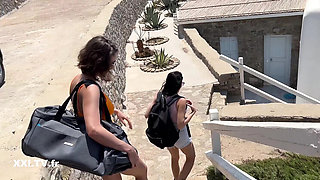 Tiffany Leiddi Takes Ricky Mancini's Big Cock Under the Mykonos Sun