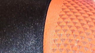 POV Elena Clark Orange Pantyhose Fuck