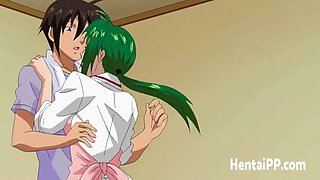 Uncensored Green Hentai Babe - Full on  HentaiPP.com