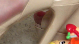 Sadistic Toy Crush Fun for Naughty Blonde Amber!