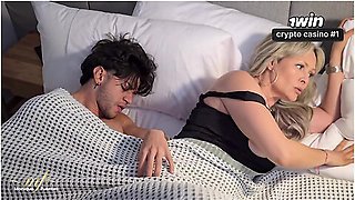 My Friends Husband Puts His Big Cock In Me And We End Up Having A Threesome - Monique Fuentes, Andrea Castro And Zack Whiter