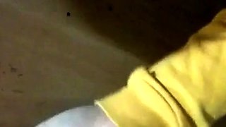Korean Amateur Sucks Cock in Bathroom Gloryhole