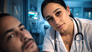 Unexpected erection in front of the nurse