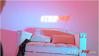 Vegas Milf Stripper, Carmen Valentina, Dances And Takes Control Of Your Cock