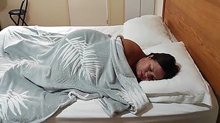 Chubby Stepmom Gets Anal Fucked Roughly On Her Bed