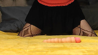 Small Mature Latina Masturbates for Her Boyfriend