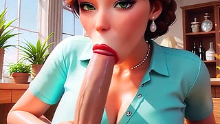 Alluring MILF Strips off Work Stress in Passionate Style