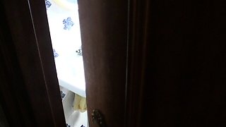 Cute teen with big boobs masturbating on webcam