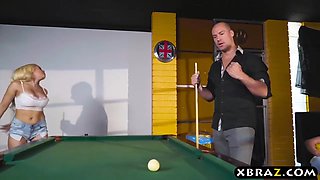 Luna Star In Waitress Loses A Game Of Pool And Gives Up Her Ass