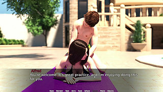 Matias Caught Alfred Massaging His Stepmom Big Boobs On Swimming Pool