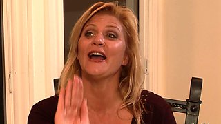 Horny lesbians amazing erotic video