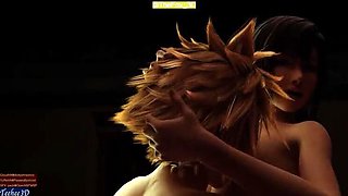 Cloud Fucks Yuffie Hard - Final Fantasy 3D Hentai Sex Animation