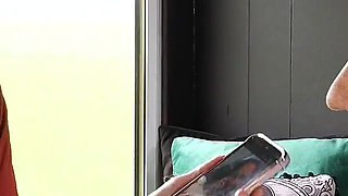 The Exposure Punishment Slave Mila's Collaring and Humiliation, as Pure Lucie Flogs Her Bare Bottom and Pumps Her Tits