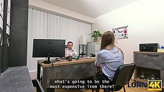 Olivia Sparkle Hot Office Fuck with Loan Manager - Young Czech Beauty in HD