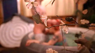 Voyeur Neighbors' Hot Tub Blowjob