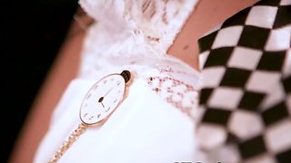 Foursome in the Wonderland with beautiful vaginas