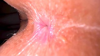 Slim teen gets her ass eaten for the first time close up POV