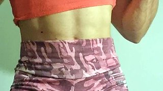 Blonde emo amateur solo masturbation
