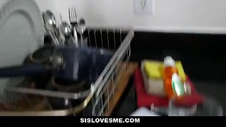 Sislovesme - teaching my nerdy stepsis to love my dick
