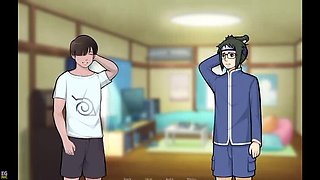 Konoha MILF Gives Best Friend's Son a Sloppy Blowjob - Hentai Anime